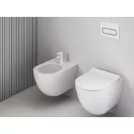   Eleganta álló bidécsaptelep 130 mm leersztő nélkül EL 056.10WV , White Velvet