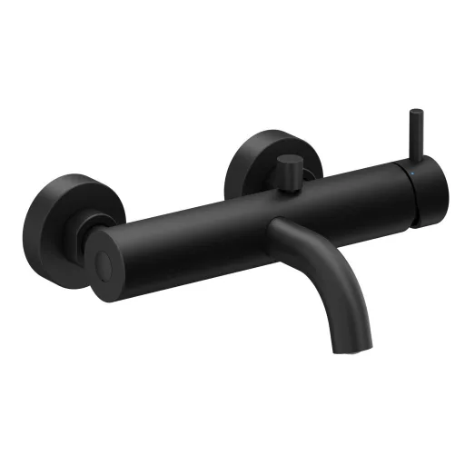 Espirit fali kádcsaptelep zuhanyszett nélkül ES 022.20BLM, matt fekete