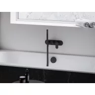   Eleganta falba süllyesztett csaptelep szettel, kétutas, belső egység nélkül EL 065.20BLM.O2.RB07D.+S, matt fekete