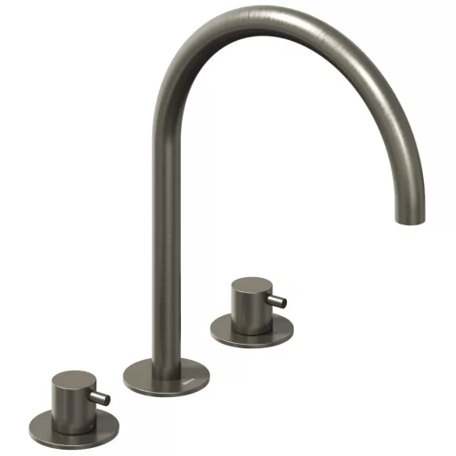 Espirit álló mosdócsaptelep, 3 furatos 270 mm leeresztő nélkül ES 018.20GB, grafit