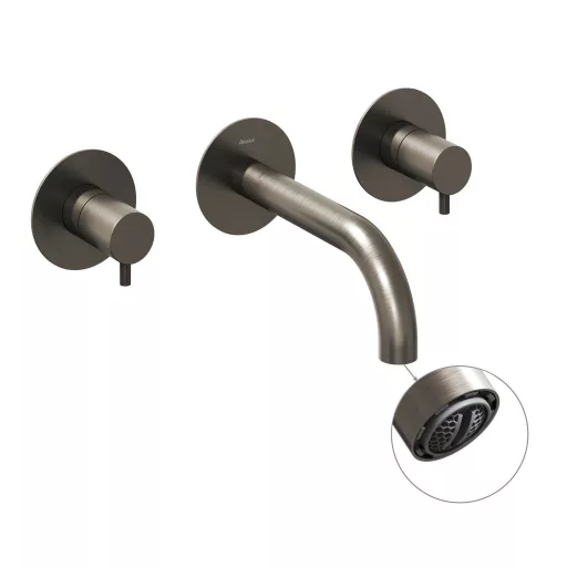 Espirit falba süllyesztett kádcsaptelep belső egységgel ES 021.20GB.O1, grafit