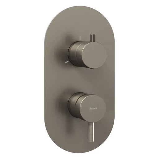 Espirit falba süllyesztett csaptelep, háromutas, belső egység nélkül ES 068.20GB.O3.RB07F, grafit