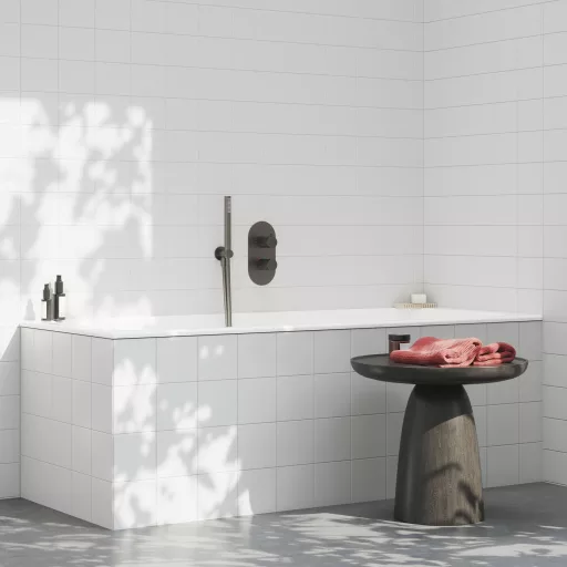 Espirit falba süllyesztett termosztátos csaptelep, kétutas, beslő egység nélkül ES 063.20GB.O2.RB07C, grafit