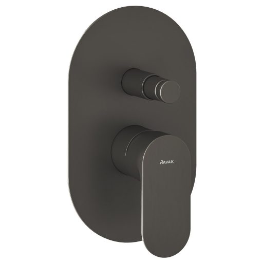 Eleganta falba süllyesztet csaptelep, automatikus, kétutas, belső egységgel EL 061.20GB.O2, grafit