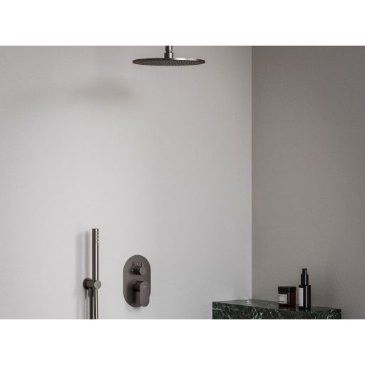 Eleganta falba süllyesztett csaptelep, kétutas, belső egység nélkül EL 065.20GB.O2.RB07E, grafit