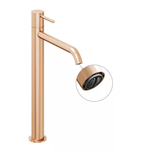 Espirit álló mosdócsaptelep 340 mm leeresztő nélkül ES 015.60RGB, rose gold