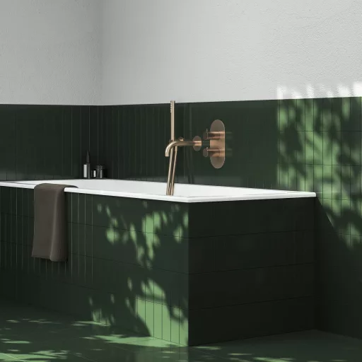 Espirit falba süllyesztett termosztátos csaptelep, kétutas, beslő egység nélkül ES 063.60RGB.O2.RB07C, rose gold