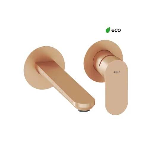 Eleganta falba süllyesztett mosdócsaptelep belső egység nélkül EL 019.60RGB.O1.RB07B, rose gold
