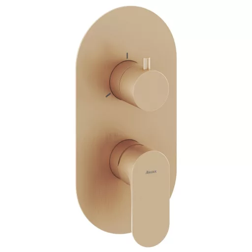 Eleganta falba süllyesztett csaptelep, háromutas, belső egység nélkül EL 068.60RGB.O3.RB07F, rose gold