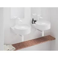   Eleganta álló mosdócsaptelep 220 mm leeresztő nélkül EL 014.10WV, White Velvet
