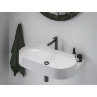   Eleganta álló mosdócsaptelep 220 mm leeresztő nélkül EL 014.20GB, grafit