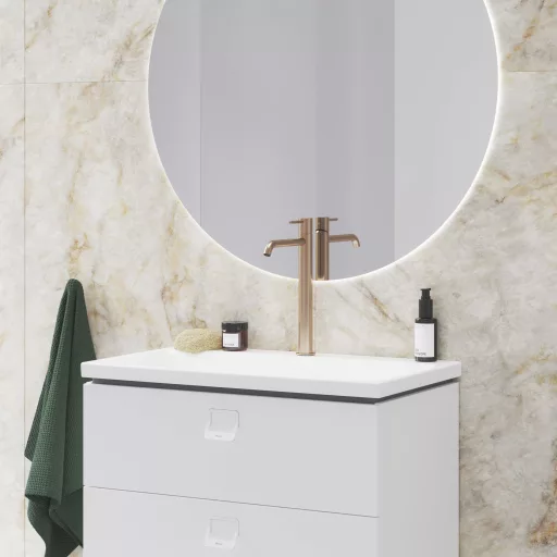 Espirit álló mosdócsaptelep 250 mm leeresztő nélkül ES 014.60RGB, rose gold