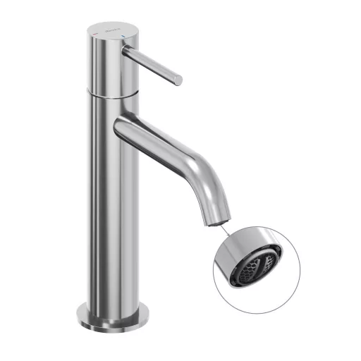 Espirit álló mosdócsaptelep BeCool 190 mm leeresztő nélkül ES 012.01CR, Chrome