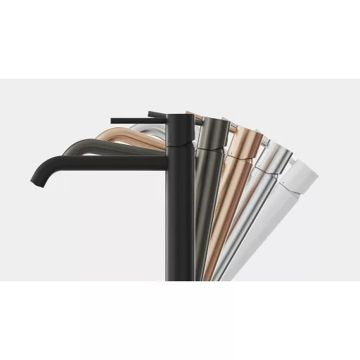 Espirit álló mosdócsaptelep BeCool 190 mm leeresztő nélkül ES 012.11WV, White Velvet