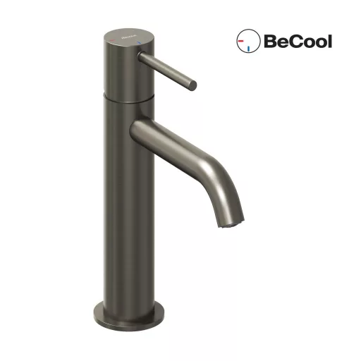 Espirit álló mosdócsaptelep BeCool 190 mm leeresztő nélkül ES 012.21GB, grafit