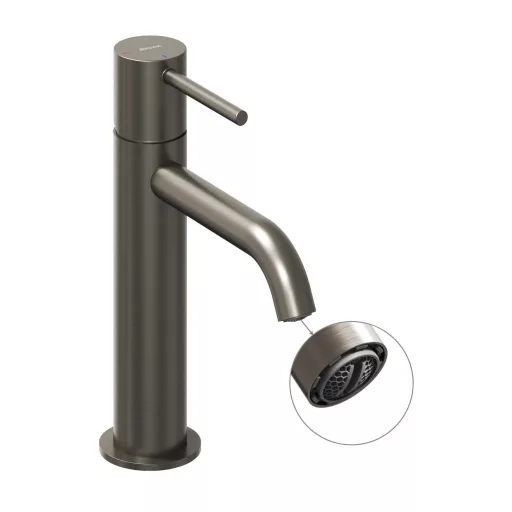 Espirit álló mosdócsaptelep BeCool 190 mm leeresztő nélkül ES 012.21GB, grafit