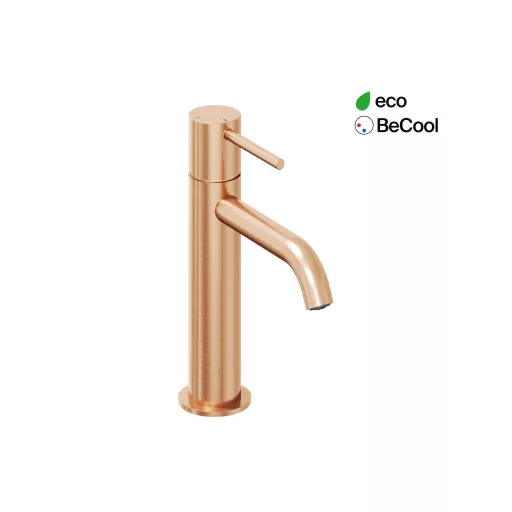 Espirit álló mosdócsaptelep BeCool 190 mm leeresztő nélkül ES 012.61RGB, rose gold