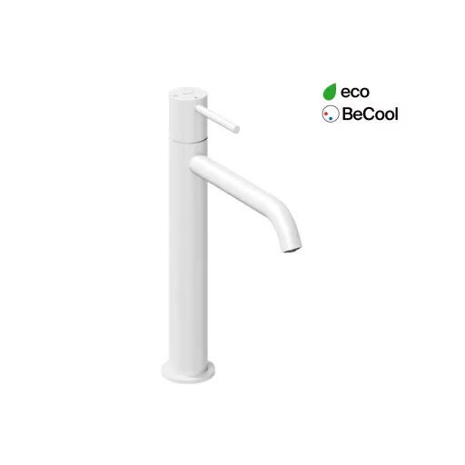 Espirit álló mosdócsaptelep BeCool 250 mm leeresztő nélkül ES 014.11WV, White Velvet
