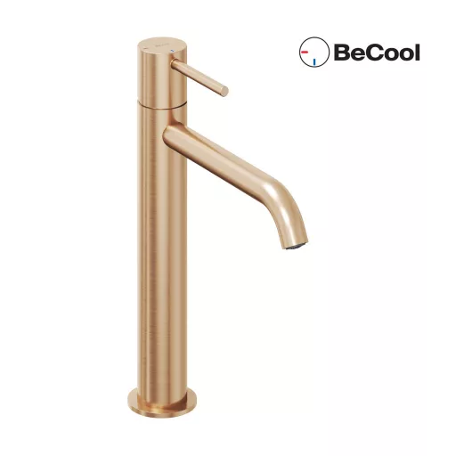 Espirit álló mosdócsaptelep BeCool 250 mm leeresztő nélkül ES 014.61RGB, rose gold