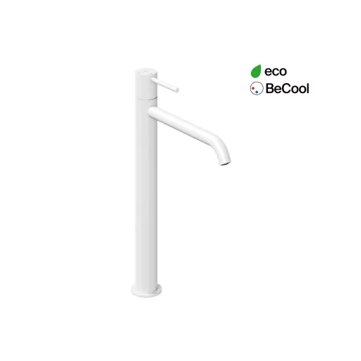 Espirit álló mosdócsaptelep BeCool 340 mm leeresztő nélkül ES 015.11WV, White Velvet