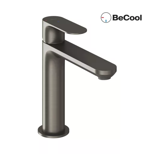 Eleganta álló mosdócsaptelep BeCool 174 mm leeresztő nélkül EL 012.21GB, grafit