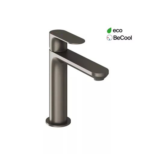Eleganta álló mosdócsaptelep BeCool 174 mm leeresztő nélkül EL 012.21GB, grafit