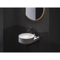   Eleganta álló mosdócsaptelep BeCool 220 mm leeresztő nélkül EL 014.21BLM, matt fekete