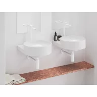   Eleganta álló mosdócsaptelep BeCool 335 mm leeresztő nélkül EL 015.11WV, White Velvet