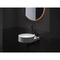   Eleganta álló mosdócsaptelep BeCool 335 mm leeresztő nélkül EL 015.21BLM, matt fekete