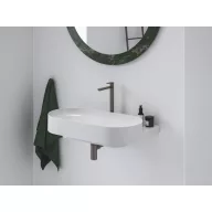   Eleganta álló mosdócsaptelep BeCool 335 mm leeresztő nélkül EL 015.21GB, grafit