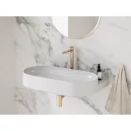   Eleganta álló mosdócsaptelep BeCool 335 mm leeresztő nélkül EL 015.61RGB, rose gold