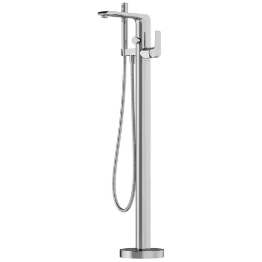 Flat padlón álló kádcsaptelep szettel FL 080.00CR.RB07A, króm