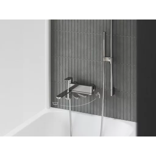 Chrome II kádcsaptelep szett nélkül CR II 022.00CR, króm