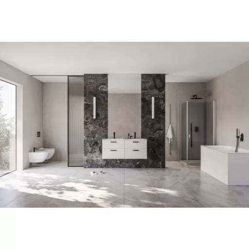 Chrome II kétutas csaptelep alaptest nélkül CR II 065.20BL.O2.RB070, fekete