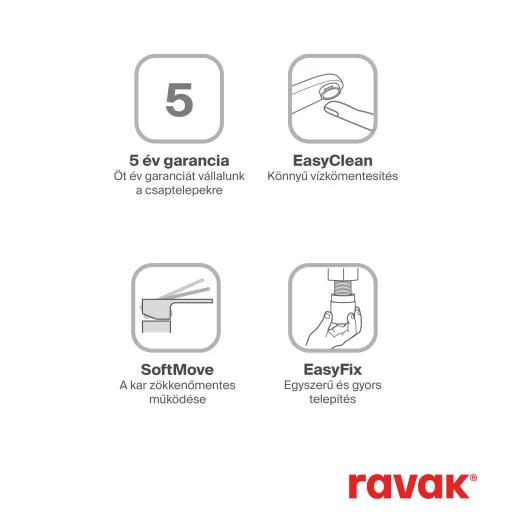 Life álló bidécsaptelep 160 mm, leersztő nélkül LF 056.00CR, króm