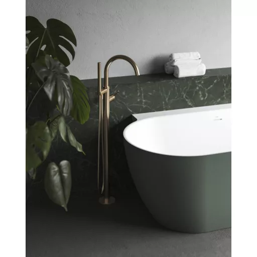 Espirit padlón álló kádcsaptelep szettel ES 080.60RGB.RB07G, rose gold