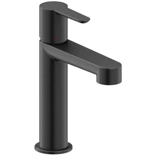 Puri álló mosdócsaptelep leeresztő nélkül 190 mm, PU 014.21BLM, matt fekete