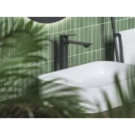   Plan mosdócsaptelep 300 mm, lefolyó nélkül PN 015.20BLM, matt fekete