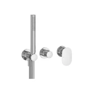   Spring 2-utas falba süllyesztett csaptelep testtel, zuhanyszettel, króm SG 065.00CR.O2.+S