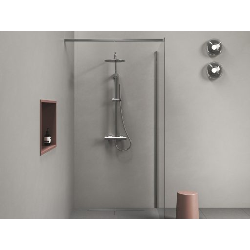 Spring termosztátos  zuhanyoszlop, állítható, zuhanyszettel, króm SG 091.00CR