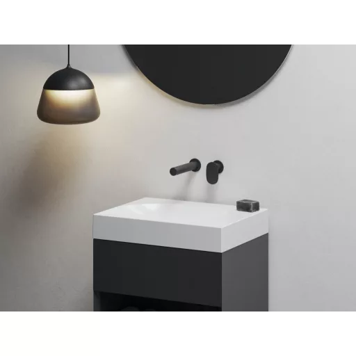 Spring falba süllyesztett mosdócsaptelep testtel, matt fekete SG 019.20BLM.O1