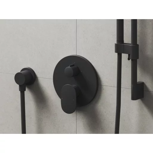 Spring 2-utas falba süllyesztett csaptelep test nélkül matt fekete SG 065.20BLM.O2.RB072