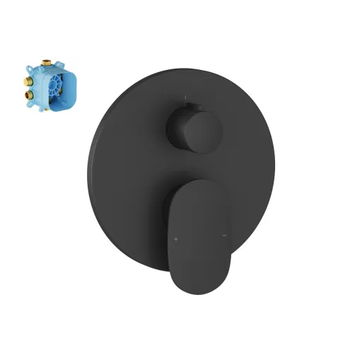 Spring 2-utas falba süllyesztett csaptelep test nélkül matt fekete SG 065.20BLM.O2.RB072