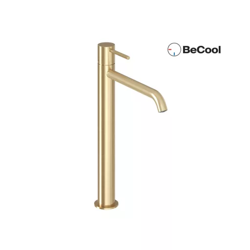 Espirit álló mosdócsaptelep BeCool 340 mm leeresztő nélkül ES 015.61GLB, gold