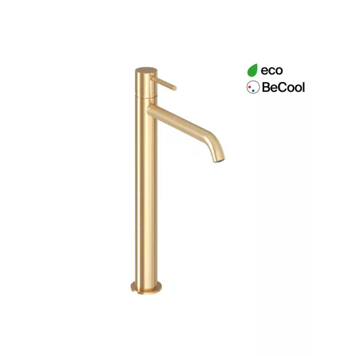 Espirit álló mosdócsaptelep BeCool 340 mm leeresztő nélkül ES 015.61GLB, gold
