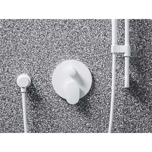 Spring 2-utas falba süllyesztett csaptelep test nélkül, matt fehér SG 065.10WHM.O2.RB072