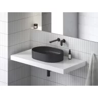   Chrome II falba süllyesztett mosdócsaptelep (R-box-szal), fekete CR II 019.20BL.O1