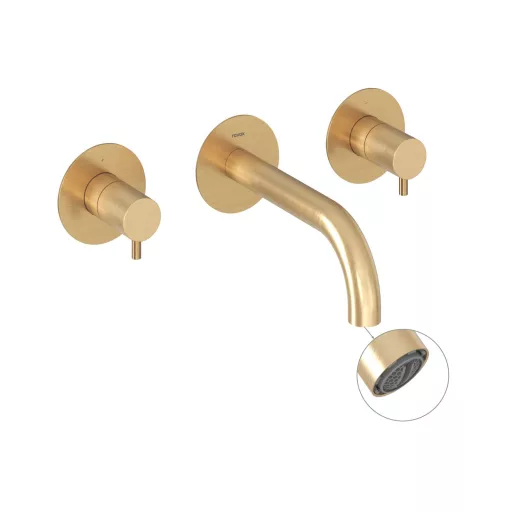 Espirit falba süllyesztett mosdócsaptelep belső egységgel ES 019.60GLB.O1, gold