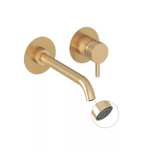 Espirit falba süllyesztett mosdócsaptelep belső egység nélkül ES 019.60GLB.O1.RB07B, gold