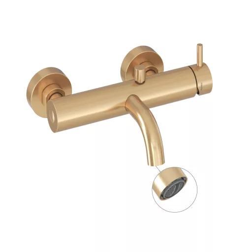 Espirit fali kádcsaptelep zuhanyszett nélkül ES 022.60GLB, gold